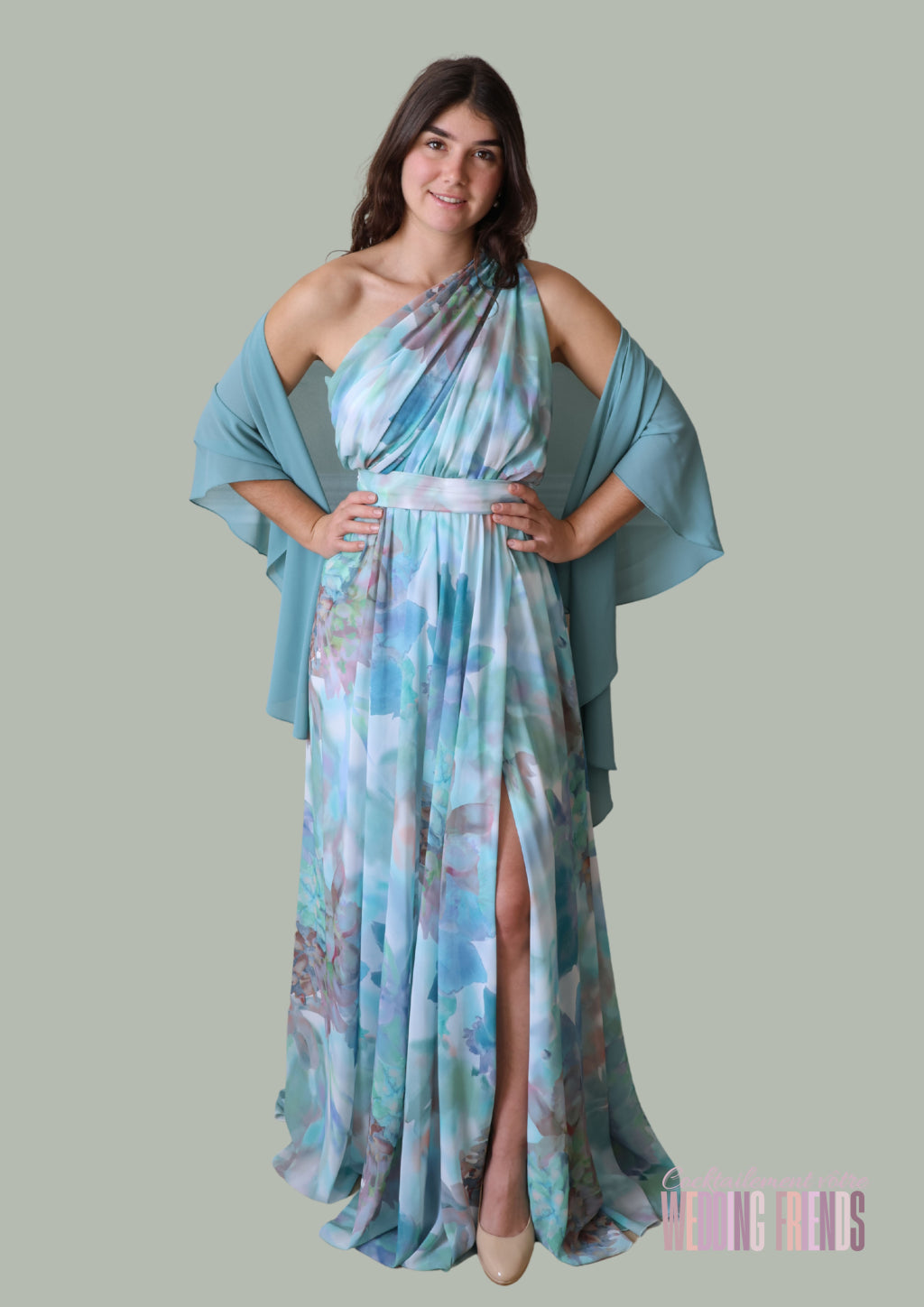 Pastel green cocktail party dress – Wedding Friends