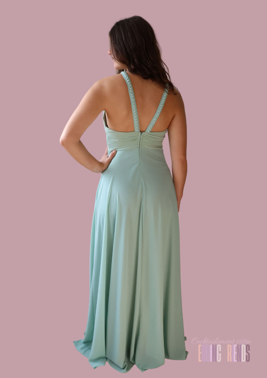 robe-de-cocktail-de-soiree-vert-sauge-avec-perles-wedding-friends.fr-pour-demoiselles-dhonneur-de-mariage-bals-et-fetes-de-fin-dannee-Noël-nouvel-an-evenements-soiree-st-valentin 